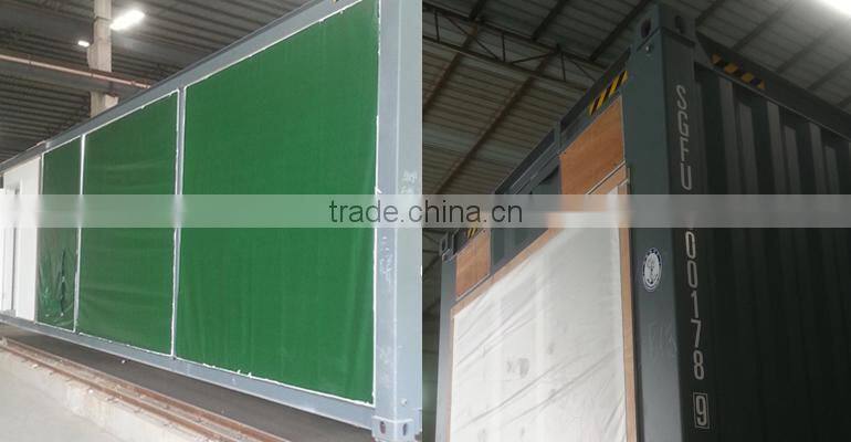 Hydraulic system 10ft container coffee shop design/ POP-UP shipping container coffee bar for sale