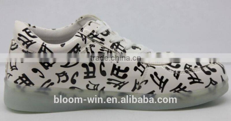 2016 Newest design LED shoes Light Up Shoes best sale in alibaba factory shoes in lower price
