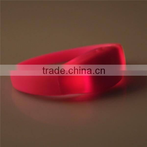 sound control event led bracelet custom logo concert event led bracelet