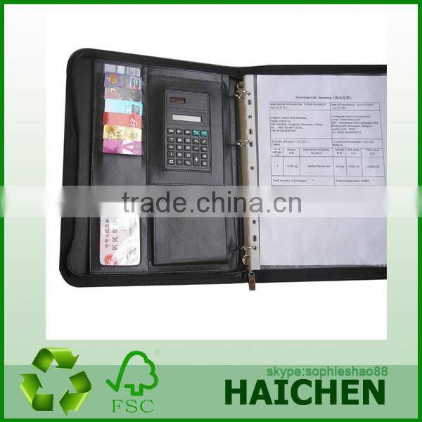 Upmarket High Quality 3 Ring Zipper Binder