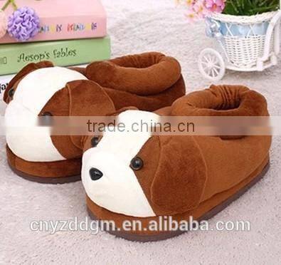 plush animal koala slippers plush animal duck slippers/cheap baby shoes/plush animal duck slipperss with animal head