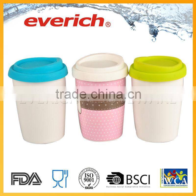 Fashion nice design practical widely used unique custom mug with lid