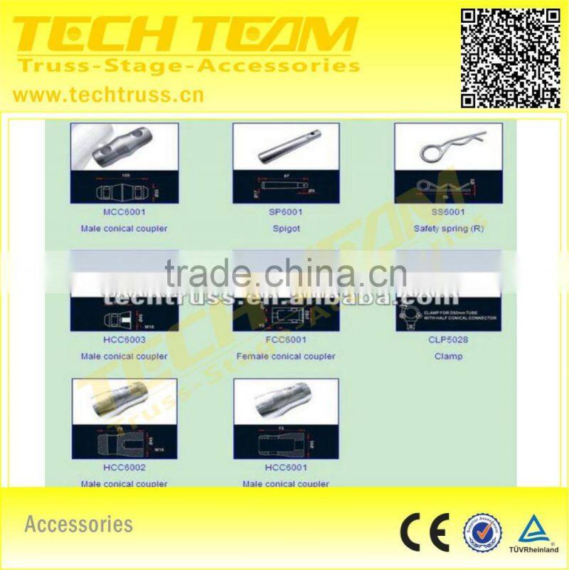 Aluminum truss accessories and aluminum truss clamp
