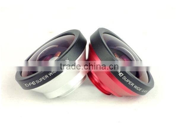 2015 Factory Production 0.4x Super Wide Angle Lens cell phone With case