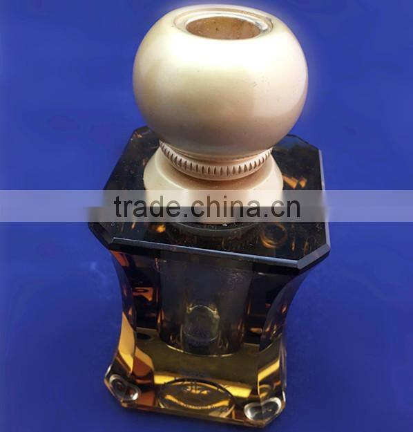 High quality crystal perfume bottle, golden perfume bottle, crystal perfume bottle sale