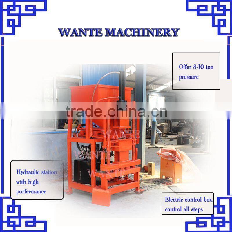 WT2-10 brazil interlocking paver brick making machine in south afric