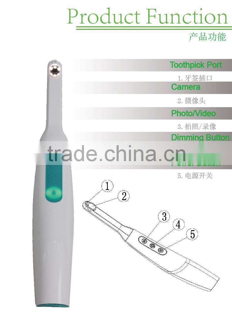 best quality dental oral 720P Full HD Intraoral camera intraoral wifi android/ios wireless dental intraoral wireless camera