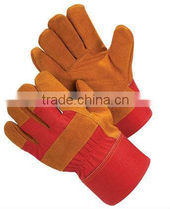 JS602, Cow Split Leather Safety Glove