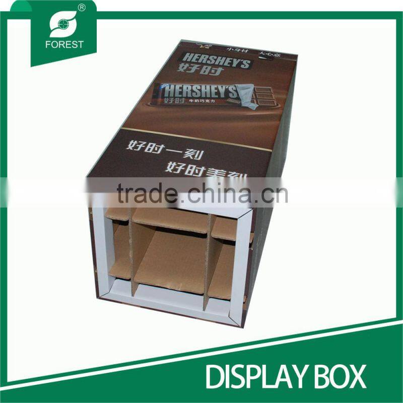 NEW STYLE CUSTOM CORRUGATED DISPALY BOX HOT USE IN SHOPS