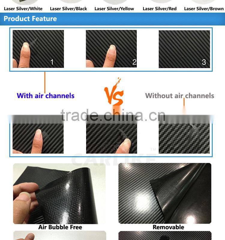 2D Release Paper 120g Glossy Carbon Coated Aluminium Foil PVC Film
