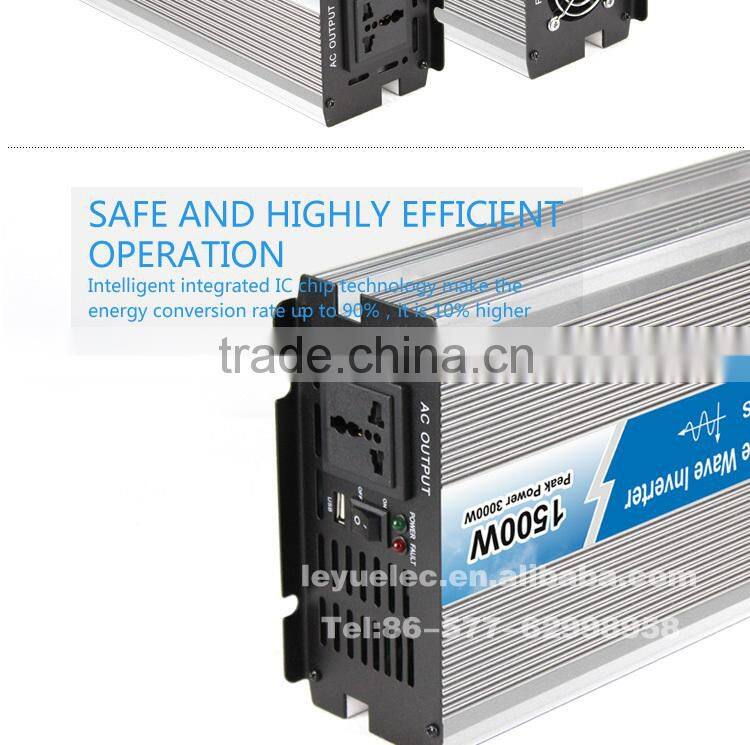 OPIP-1500-1-24 High frequency 100% full power 60Hz 24v 110v solar 1500w dc to ac power inverter