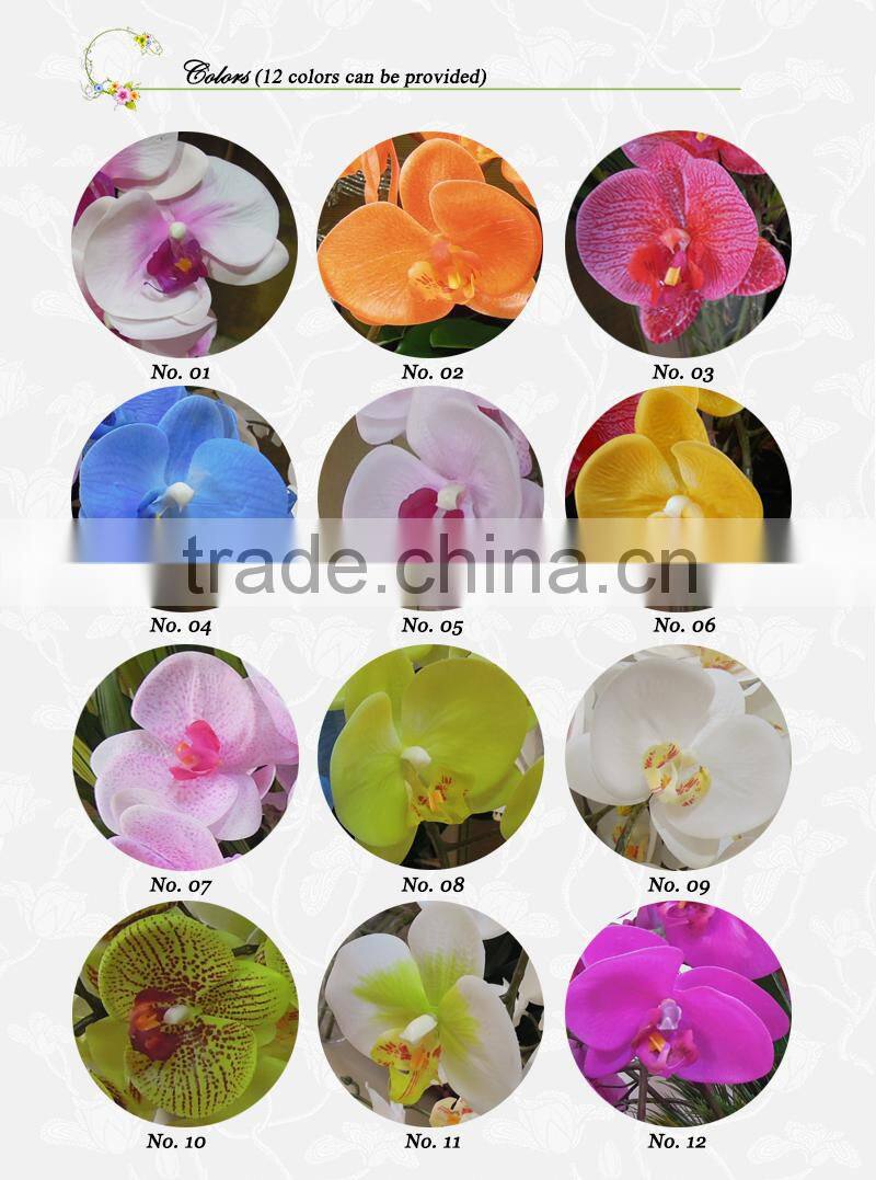 wholesale PU artificial phalaenopsis orchid