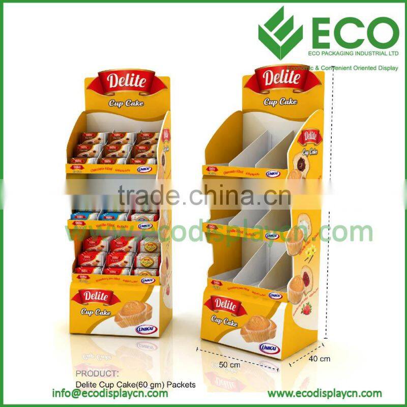 FSDU High Quality Corrugated Plastic Display Stand