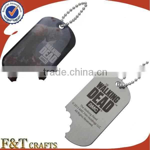 graduation souvenir gift custom logo sublimation dog tag identification