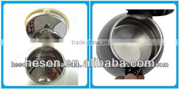hotel room amenity Hot sale stainless steel inside electric water kettle and welcome teapot tray tea set3