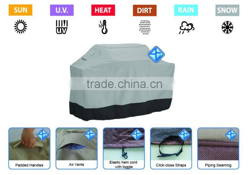 Colorful decorative bbq cover bbq cover