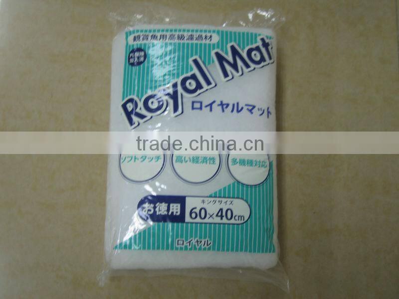 Aquarium filter wadding