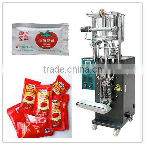 4 sides sealing ketchup automatic packaging machine