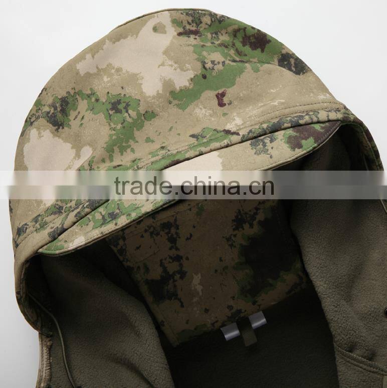 custom woman OEM camo hooded softshell jacket paypal