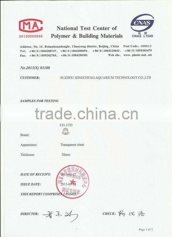 transparent cylinder aquarium