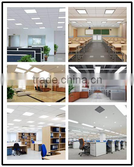 600*600 40W Dimmable 0-10V&Push silm led square panel light lighting with CE RoHS flicker free driver