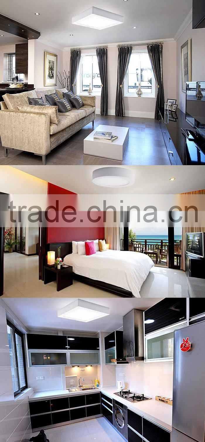 Hot sale round square ultra thin 6w led panel light surfacemounted