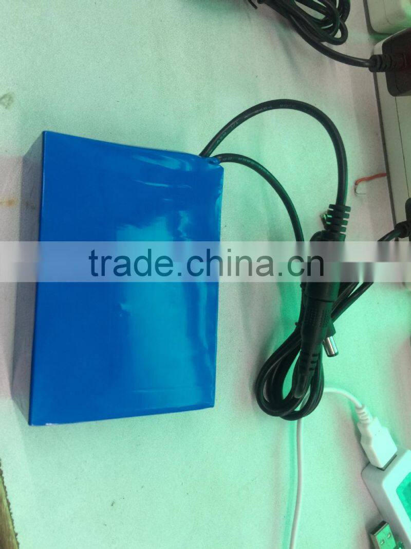 OEM/ODM factory 12v battery power pack 7.2ah for LED light ot other electric device