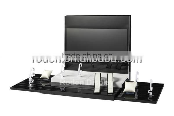 High quality fashionable LCD watch display stand window LCD display