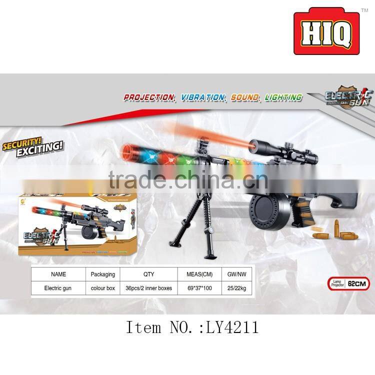 Super power top quality plastic guns for sale kids projector toys