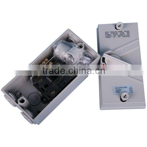 Australian weather protected isolating switch