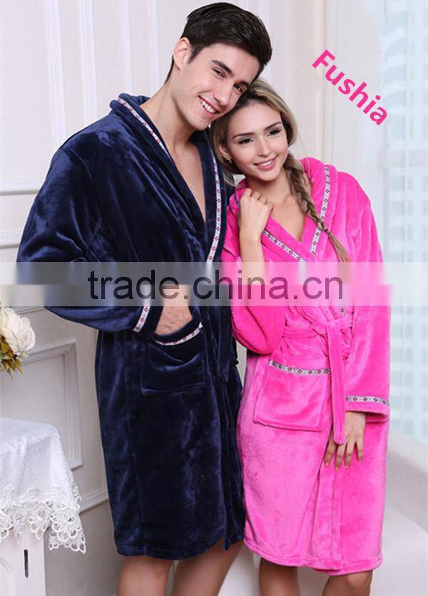Winter hot-sale women/men sleepwear/flannel latest design pyjama for adult