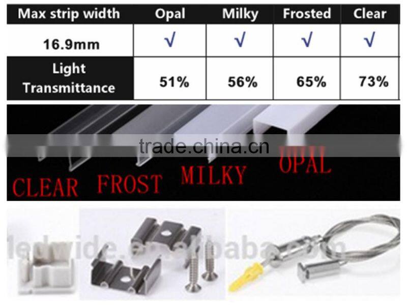 New! Designed by ourself good provide thermal aluminum led profile for ceiling lamp