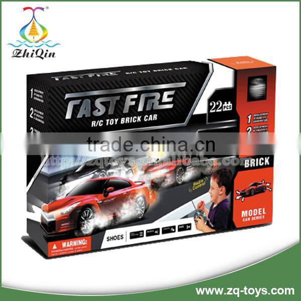 Hot selling radio control car rc car remote control intelligent diy model car toy with high quality