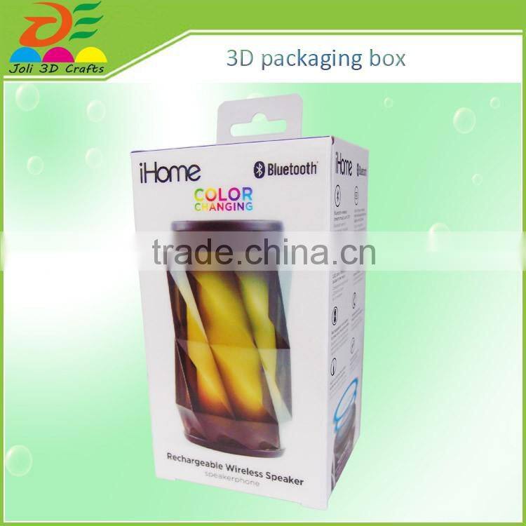 lovely pattern Lenticular 3D plastic pcakaging box for electronic products