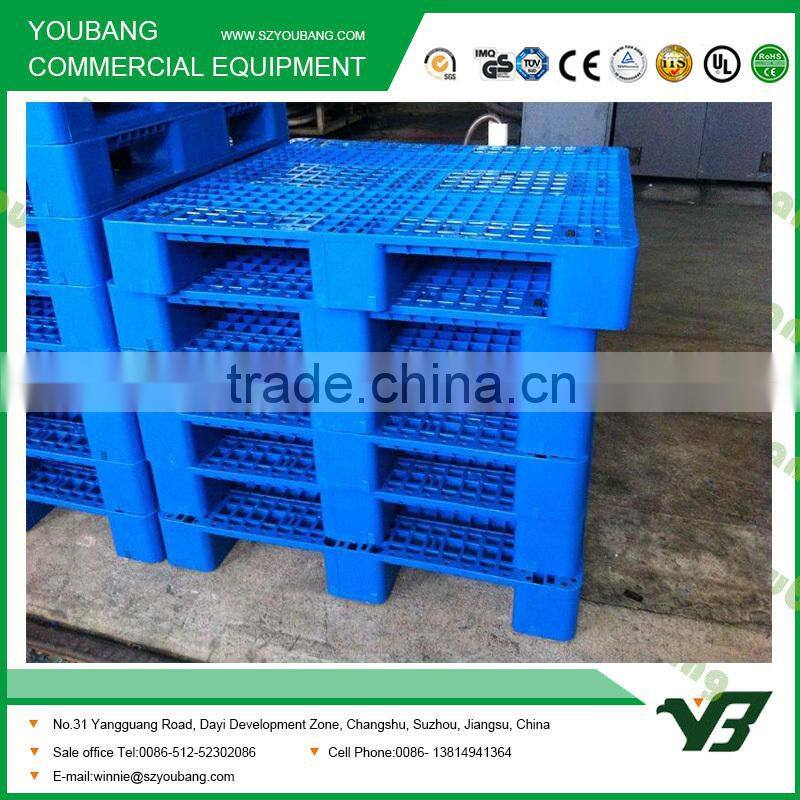 1200*1000single faced plastic pallet , with 14 steel inside