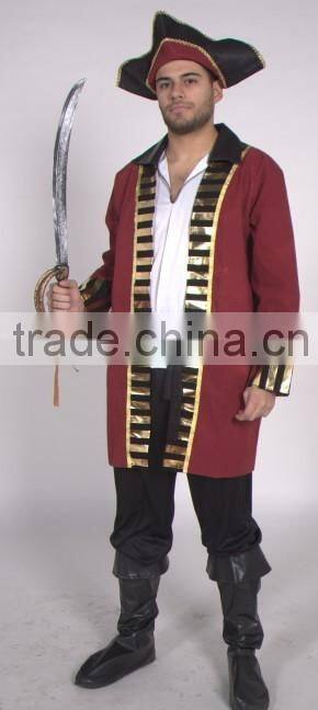 fancy men sexy cosplay costume jack sparrow costume adult pirate costume