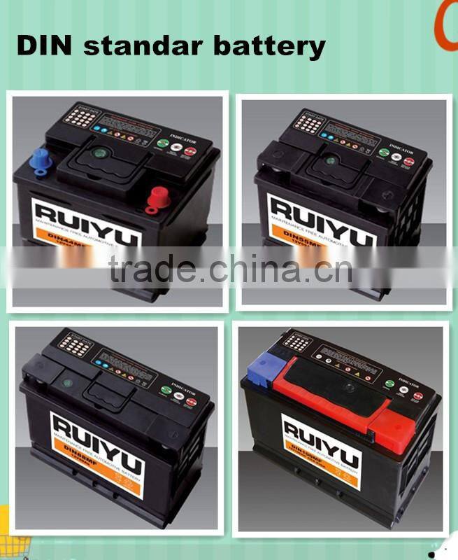 Hot sale competitive price korea quality DIN75 lead acid battery