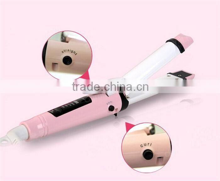 Portable electric hair curler hair straightener made in china