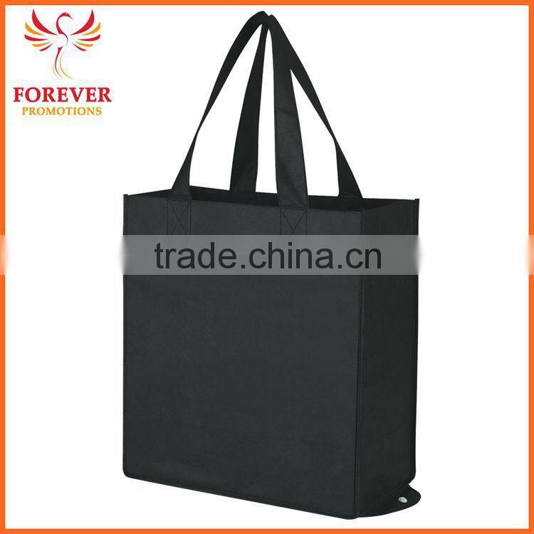 2016 Custom Logo Print Shopping Bag Foldable Portable Shopper Tote Bag