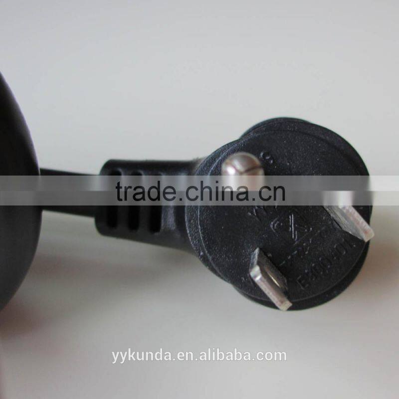 UL approval three prong NEMA 5-15P 90 degree power cord plug