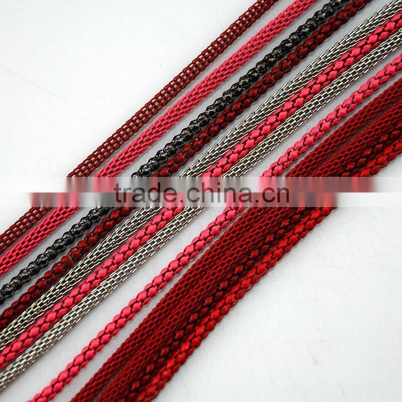 High Quality indian jewelry set With Multilayer Colorful Chain