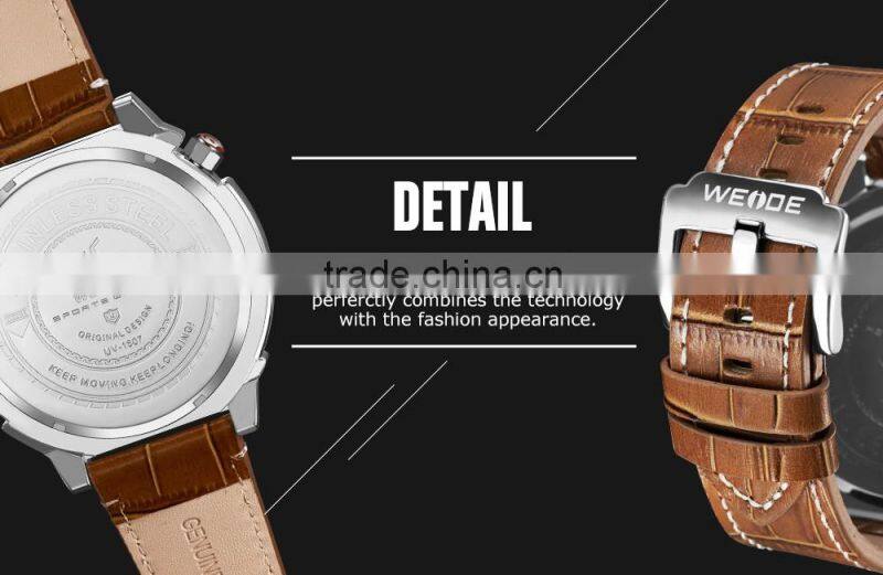 Alibaba WEIDE New arrive sport wrist watch high quality stainless steel wrist watch