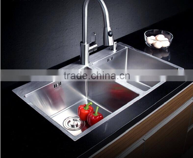 Kitchen furniture American Canada hot sales undermount single handmade kitchen sink with cupc certififcation