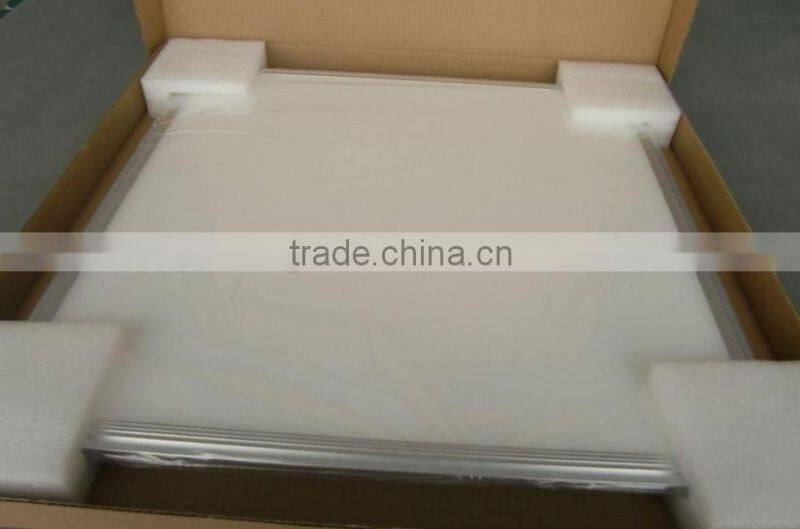 Erope market 60x60 48w CRI80 flat led panel ceiling light 3 years warranty.
