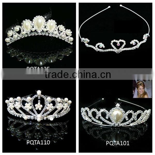 wholesale rhinestone princess crowns for wedding,engagement,party