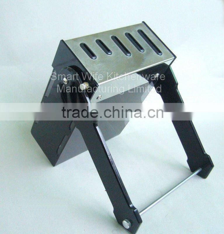 Eco-friendly acrylic ceramic knife block for ceramic knife sets