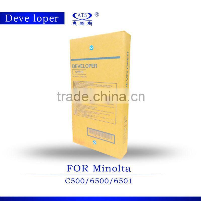 1000g developer C6500 CKMY compatible for Minolta DV610/ C500/ 6501 color copier spare parts