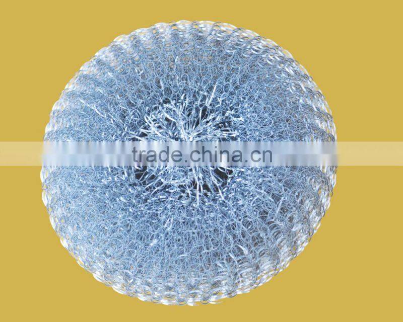 Galvanized metal wire scrubbers