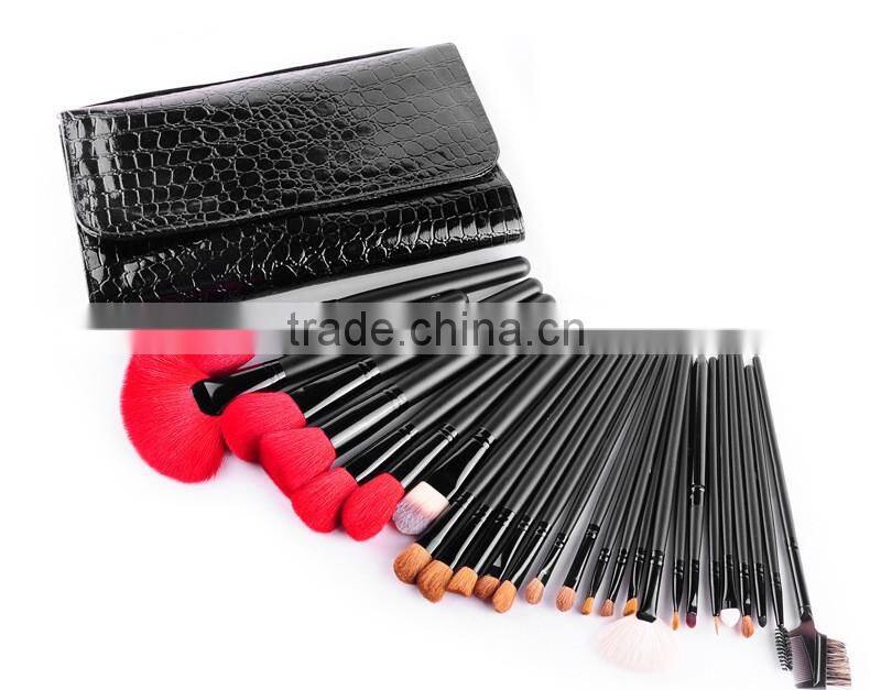 New Fashion Cool Black 26pcs Makeup Brush Professional