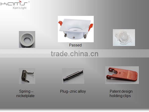 High Power Patent design Tiltable round LED Downlight